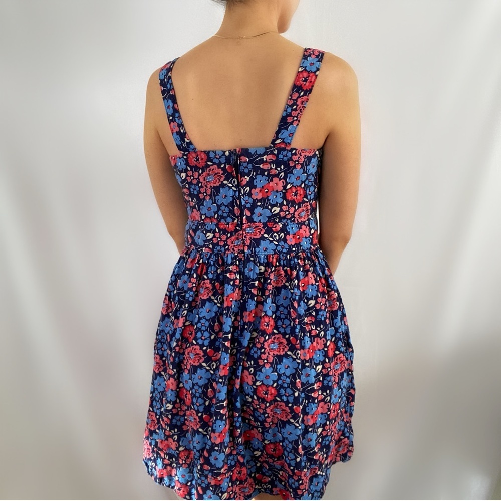 Vintage Y2K floral skater sweetheart dress mini - Picture 3 of 6